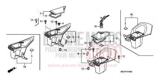 VERKLEIDUNG, TASCHE NT700VA6 de 2006